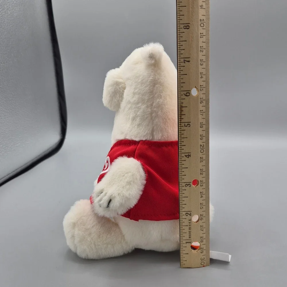Gigglescape Target Bullseye Polar Bear Plush Red Vest White Stuffed Animal 2024